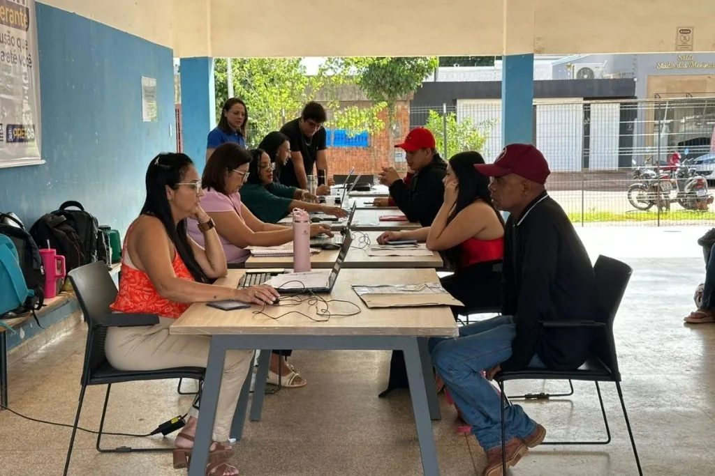 Atendimento no Primt Itinerante, no Jardim Noroeste. (Foto: Divulgação/Funsat)