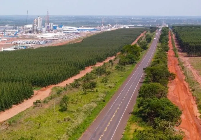 Obras afetam tráfego em rodovias da Rota da Celulose em MS