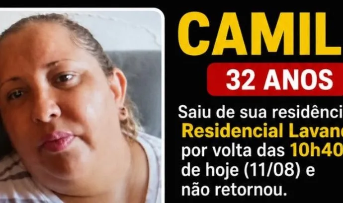 Mulher desaparece em Campo Grande após deixar condomínio