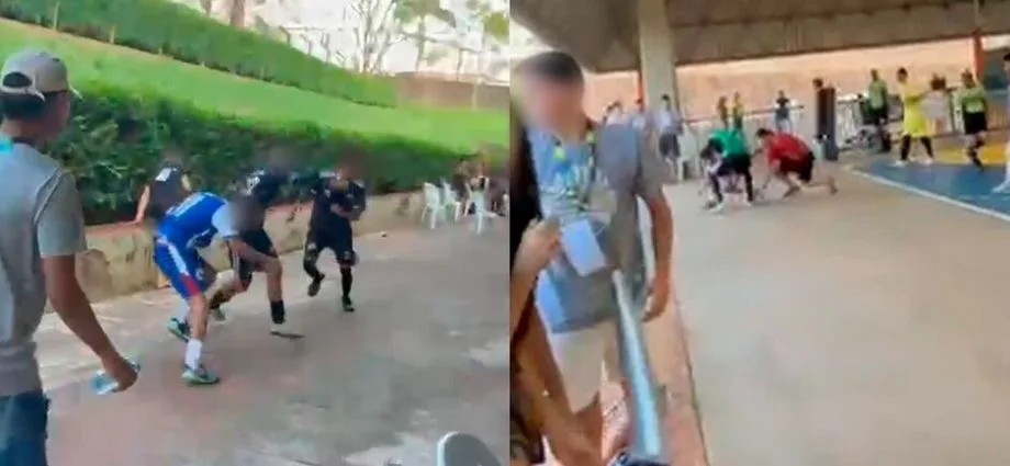 Confusão marca partida dos Jogos Escolares em Campo Grande