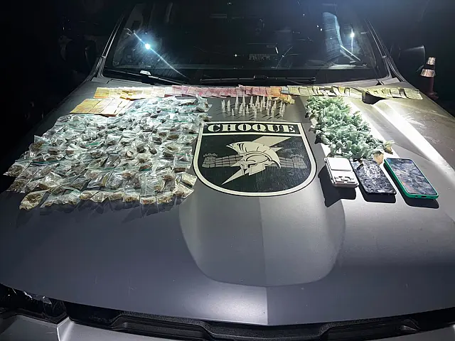 Polícia de Choque prende suspeito de tráfico em Campo Grande