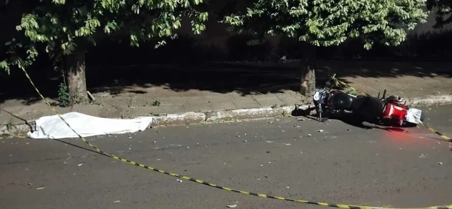 Motociclista morre em acidente na Rua Santana, em Campo Grande