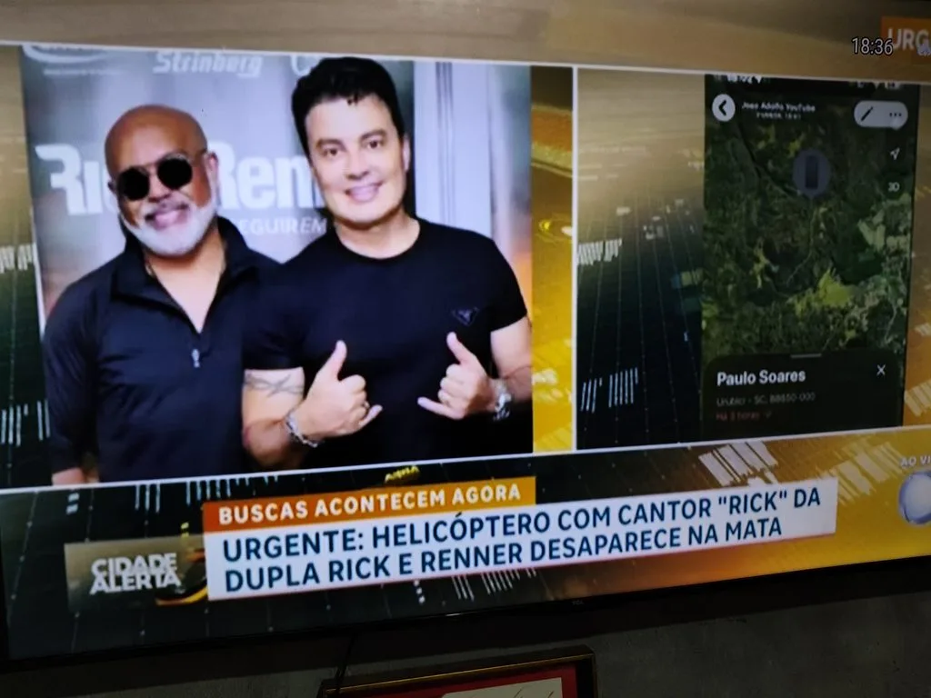 Helicóptero desaparece na serra catarinense; buscas estão em andamento