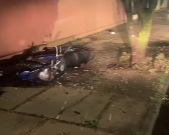 Casal fica gravemente ferido após acidente de moto em Três Lagoas