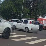 Acidente entre motos deixa ferido em Campo Grande