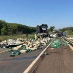 Colisão fatal entre carretas na BR-158 deixa dois mortos em Aparecida do Taboado