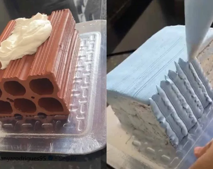 Confeiteira entrega bolo de tijolo para cliente caloteira em vídeo viral