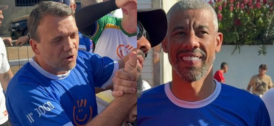 Astros do Flamengo participam de jogo beneficente em Campo Grande