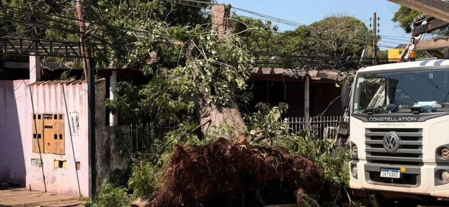 Bairros mais afetados pelo temporal em Campo Grande