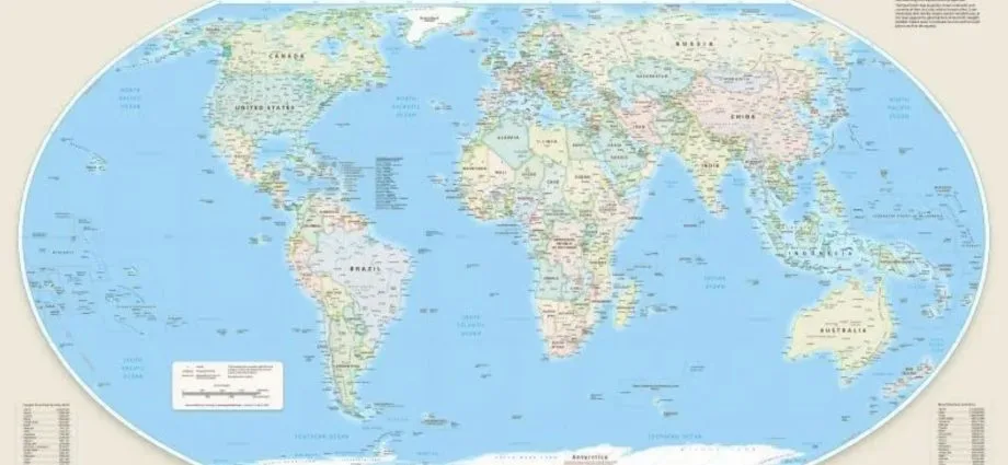 IBGE libera novos mapas-múndi a partir de amanhã, Dia da Independência