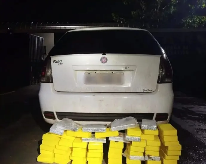 Força Tática apreende 63 kg de cocaína em operação em MS