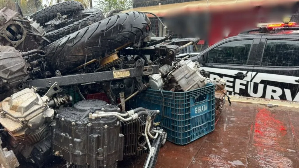 Defurv apreende mais de 145 itens em oficina de desmanche em Campo Grande