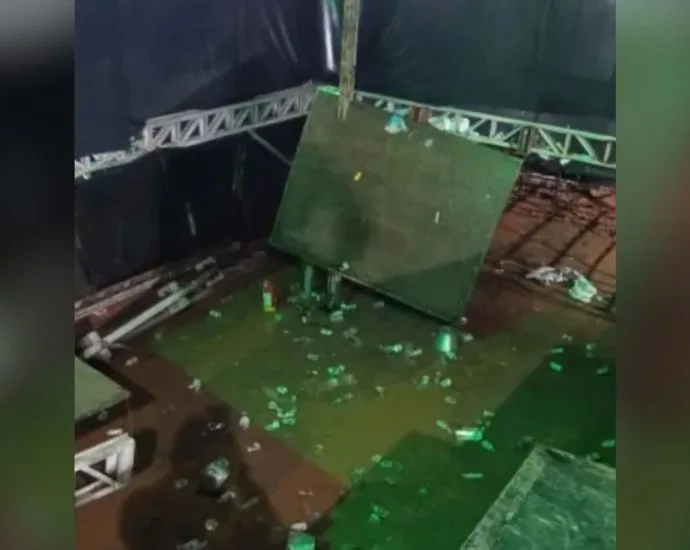 Camarote desaba durante festa em Campo Limpo Paulista e deixa 24 feridos