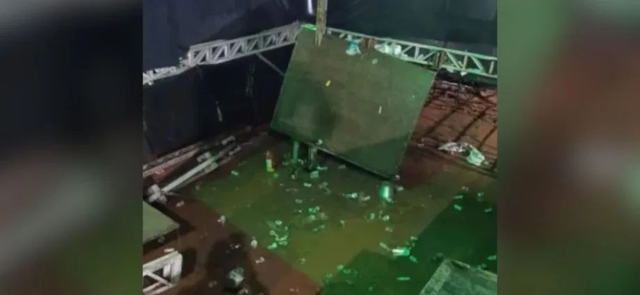 Camarote desaba durante festa em Campo Limpo Paulista e deixa 24 feridos
