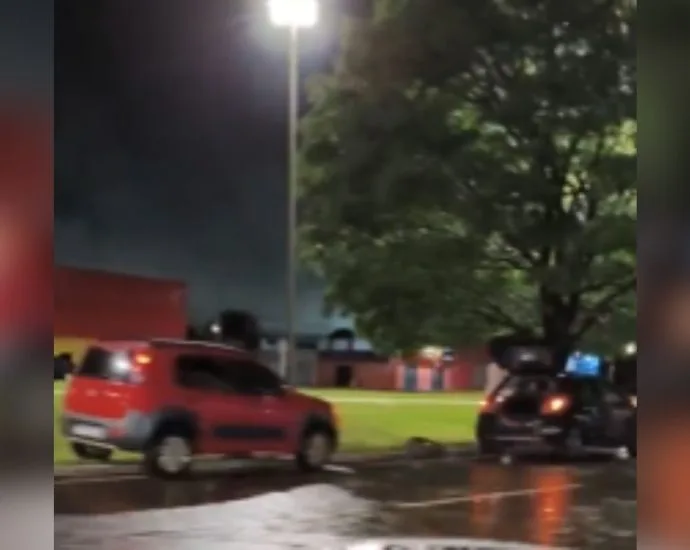 Motorista registra sete carros com pneus estourados em Campo Grande