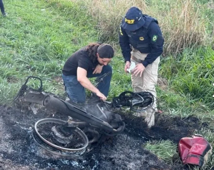 Acidente na BR-376 resulta na morte de motociclista em Ivinhema