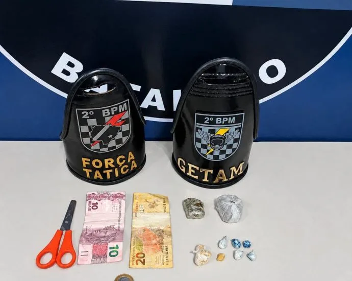 Casal preso por tráfico de drogas em Três Lagoas