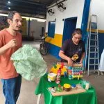 Alunos da APAE em Água Clara aprendem sobre reciclagem de forma prática
