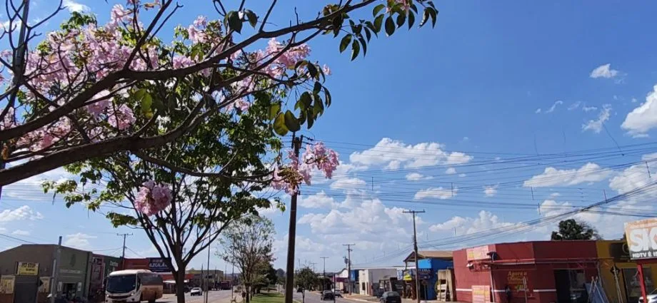 Água Clara registra temperaturas extremas durante onda de calor em MS