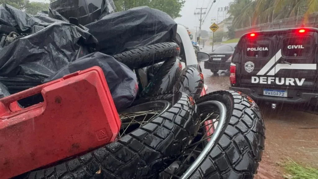 Defurv apreende mais de 145 itens em oficina de desmanche em Campo Grande