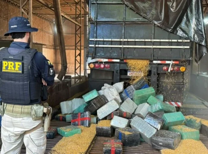 PRF apreende mais de 5 toneladas de maconha em Vicentina, MS