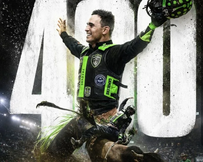 José Vitor Leme atinge 400 montarias qualificadas na PBR