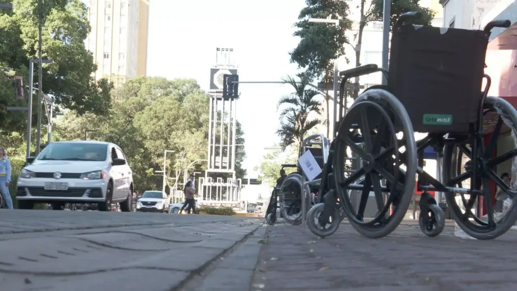 Cadeira de rodas centro