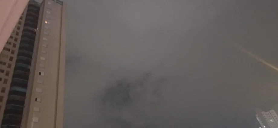 Alerta de temporal em Campo Grande: ventos fortes e descargas elétricas