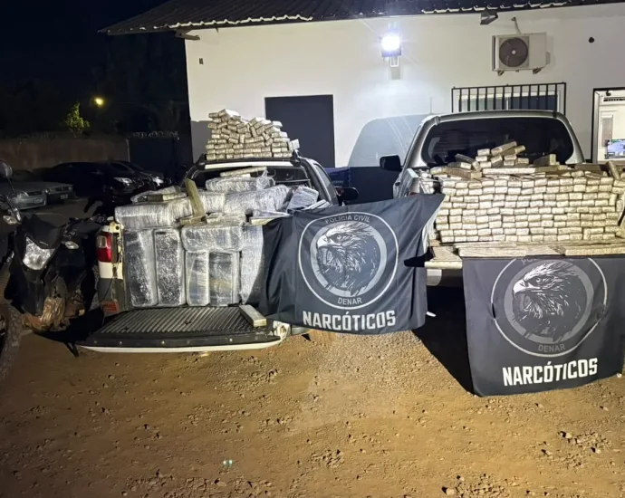Maconha apreendida em Campo Grande: quase 2 toneladas em residência