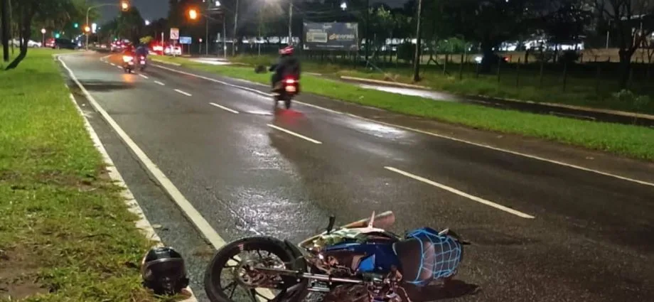 Pedestre tem perna amputada após ser atropelado por moto em Campo Grande