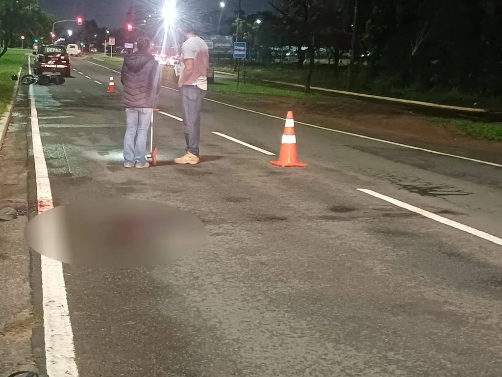 Pedestre tem perna amputada após ser atropelado por moto em Campo Grande