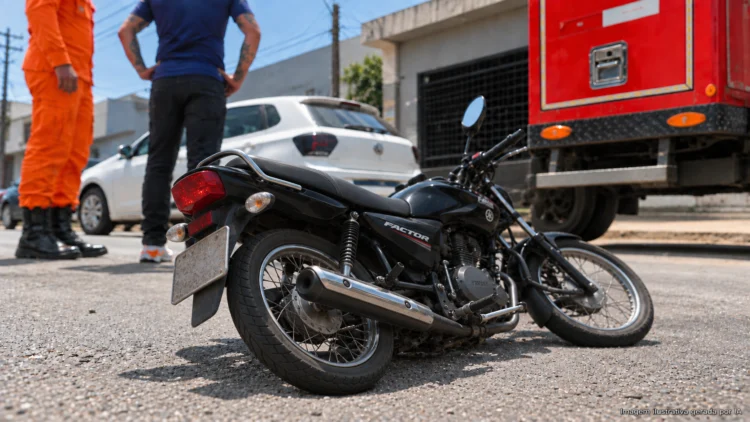 Motorista atropela casal de moto em Campo Grande e foge do local