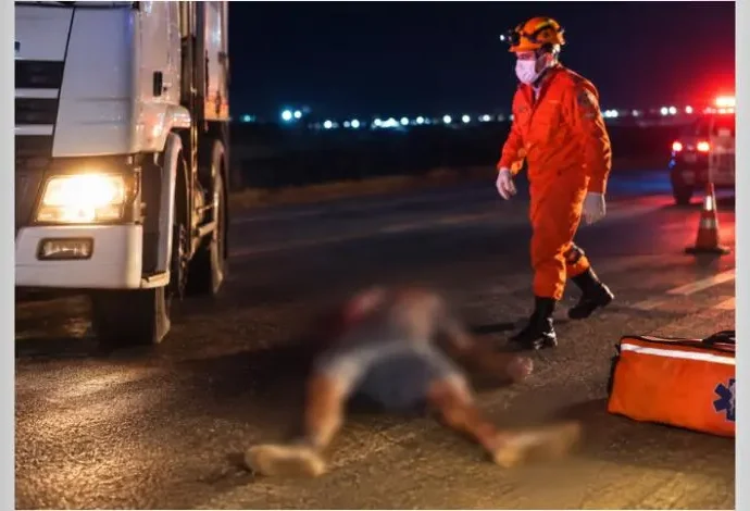 Homem de 26 anos morre em atropelamento na MS-306 em Chapadão do Sul