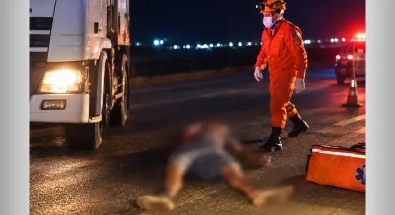 Homem de 26 anos morre em atropelamento na MS-306 em Chapadão do Sul