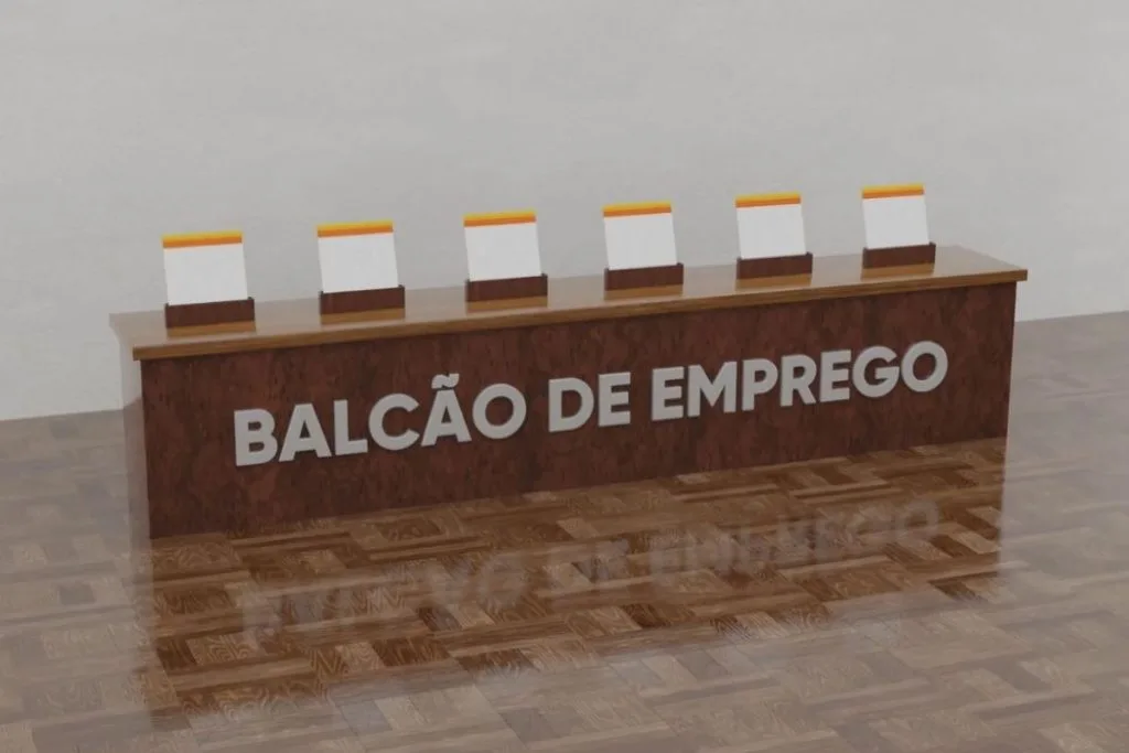 Balcão de Emprego (Foto: Arte/TV Morena)