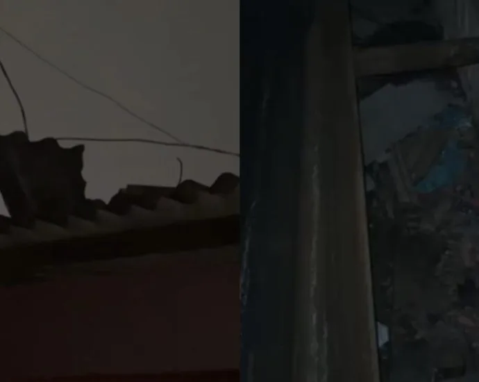 Casa destelhada em Campo Grande após vendaval; família inicia vaquinha