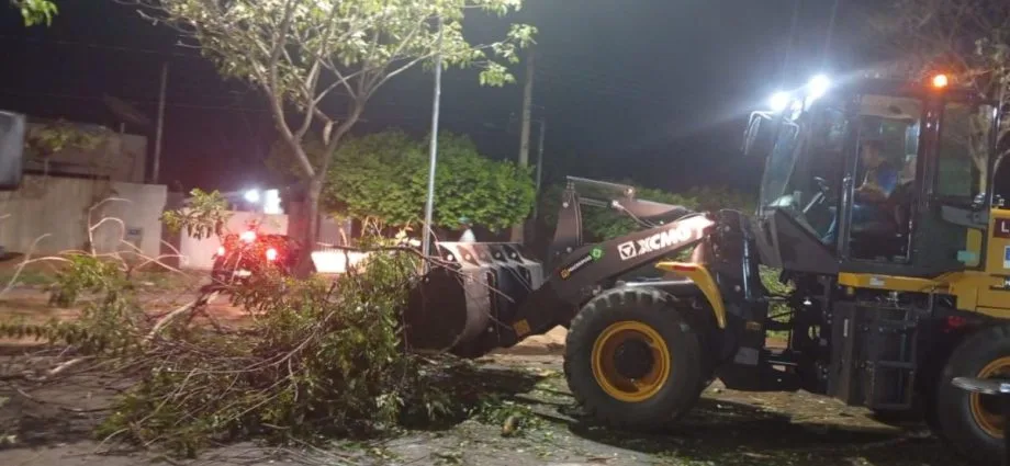 Temporal causa estragos em Três Lagoas com ventos de 60 km/h