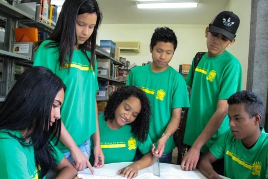 Estudantes da Rede Estadual de Ensino de Mato Grosso do Sul (Foto: SED)