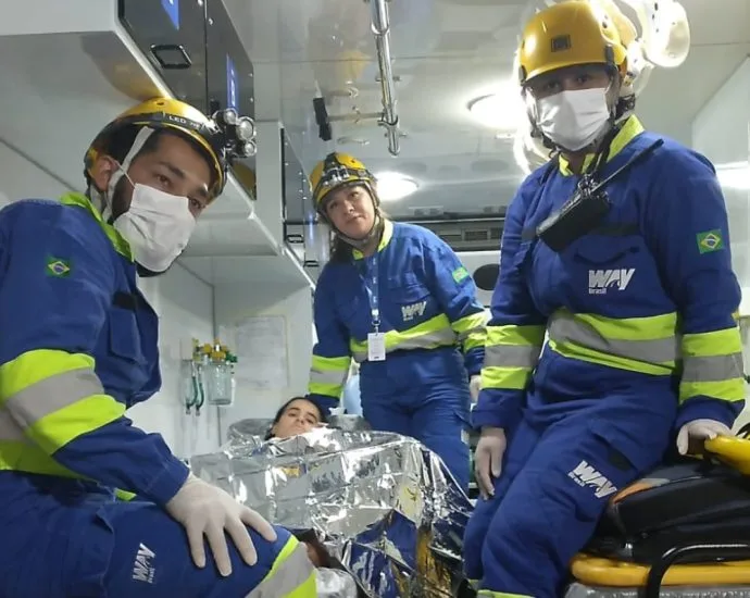 Bebê nasce em viatura de resgate na MS-306 em Costa Rica
