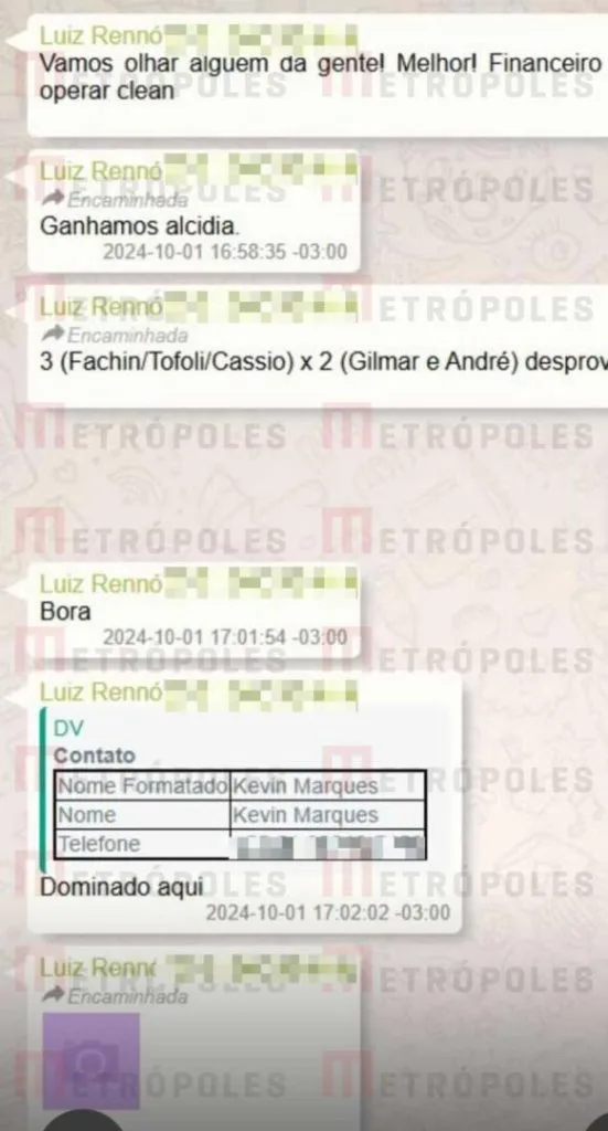 Conversas de Vorcaro ligam R$ 500 mil ao filho de Nunes Marques