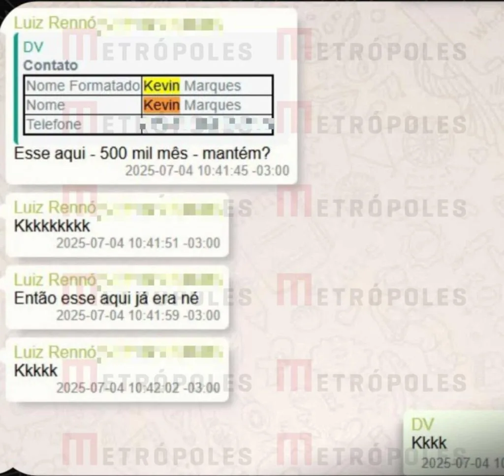 Conversas de Vorcaro ligam R$ 500 mil ao filho de Nunes Marques