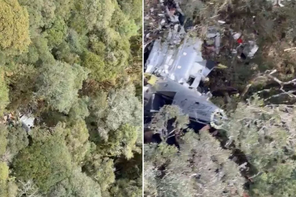 Aeronave da FAB localiza helicóptero com cantor Rick em Santa Catarina