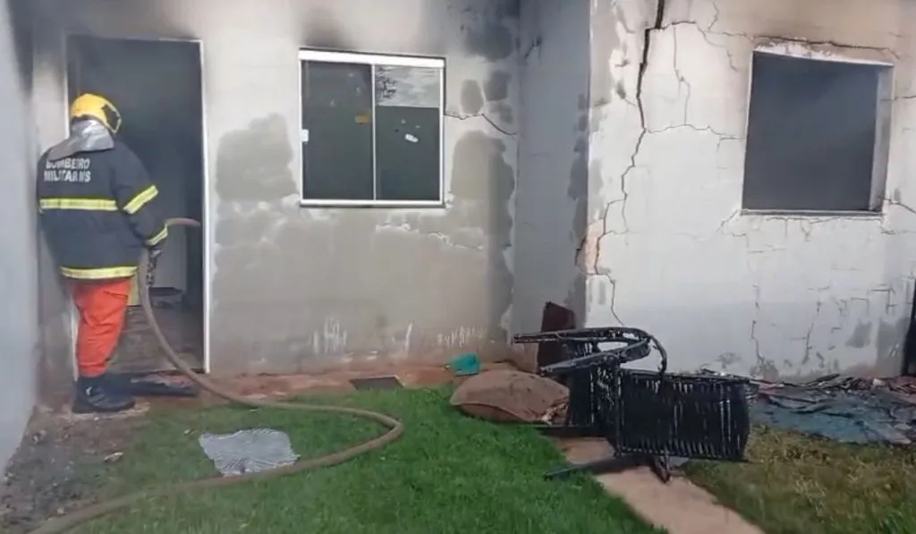 incendio em residencia