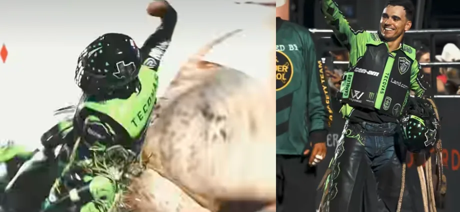 José Vitor Leme amplia recorde em etapa da PBR Teams nos EUA