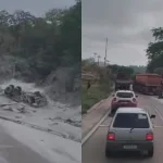 Acidente com carreta interdita BR-364 e deixa quatro feridos em Mato Grosso do Sul
