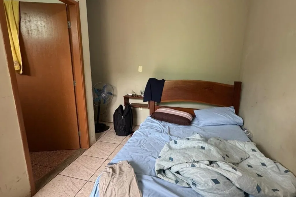 Quarto de hotel onde a vítima foi localizada (Foto: divulgação(