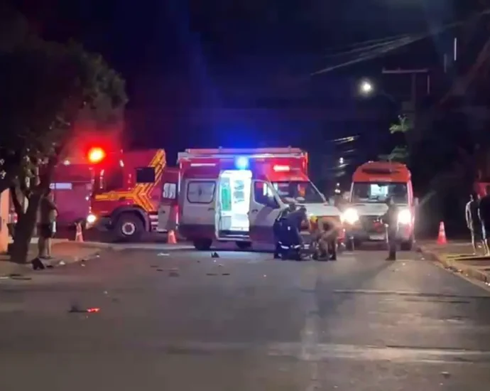Atropelamento em Campo Grande deixa três feridos após briga em espetinho