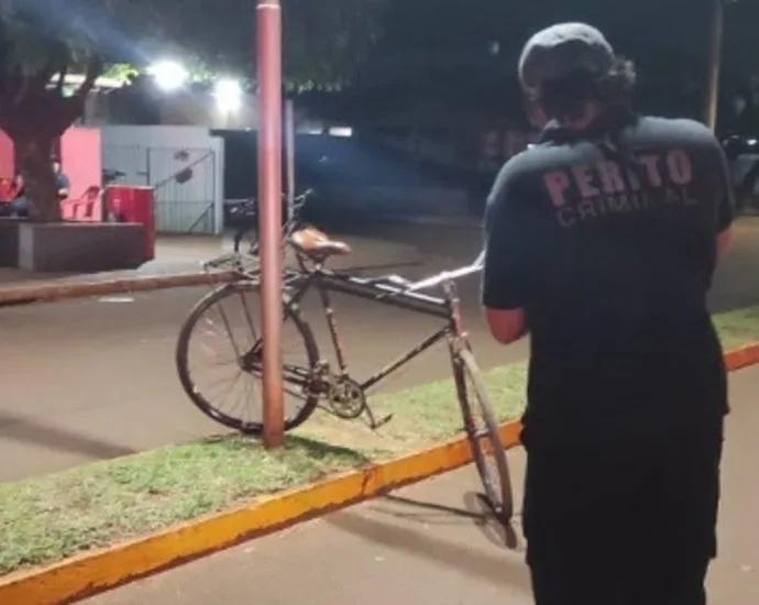 Ciclista de 71 anos fica em estado grave após acidente em Rio Brilhante