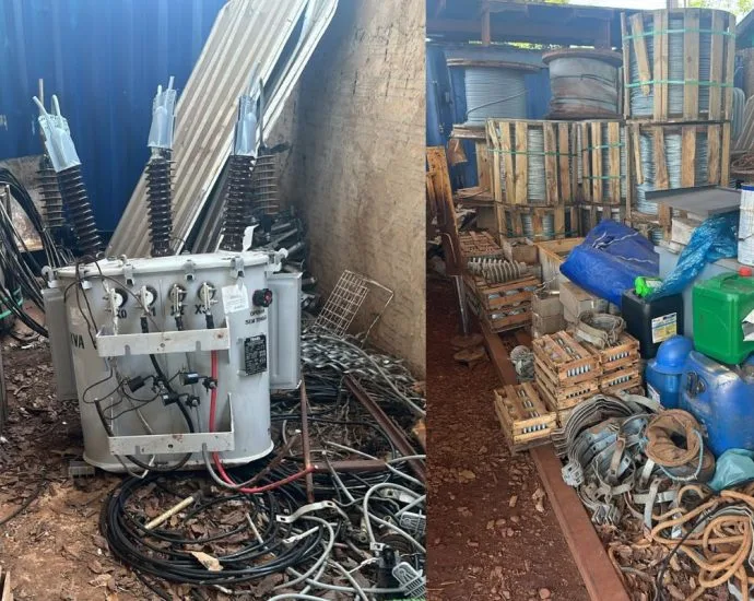 Polícia Civil recupera R$ 2,5 milhões em materiais elétricos furtados em Campo Grande