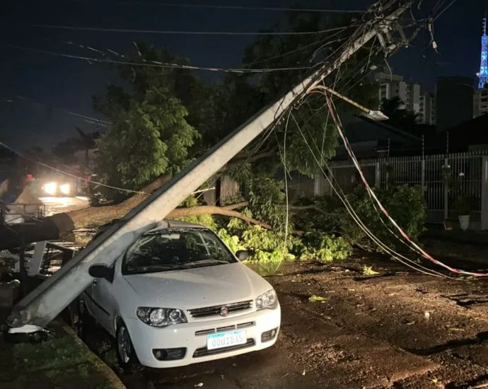 Campo Grande avalia situação de emergência após forte temporal